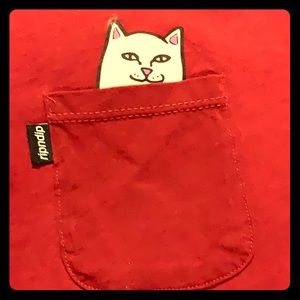 Ripndip burgundy tee
